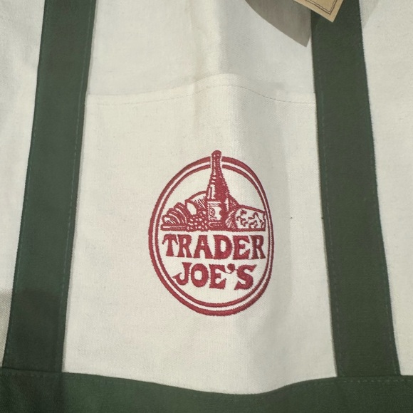 CLOSET CLOSING Trader Joe's Canvas Tote Bag NWT - Picture 4 of 5